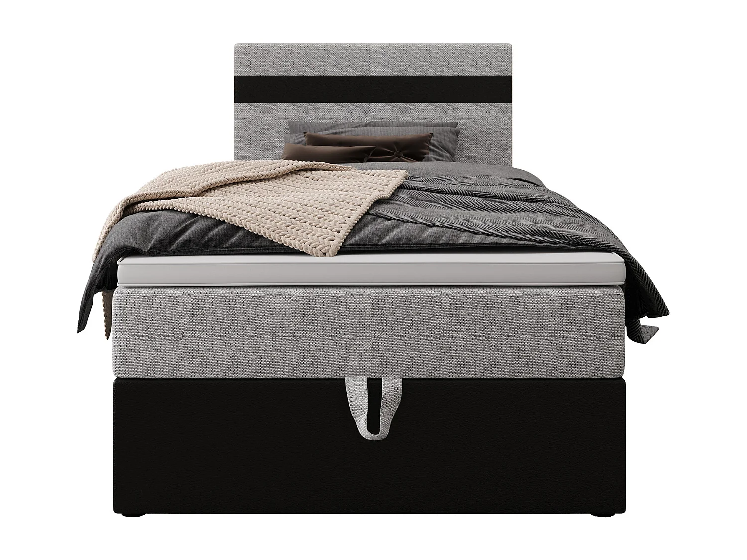 Boxspringbett MODENA 90x200 Kornet 02+d8