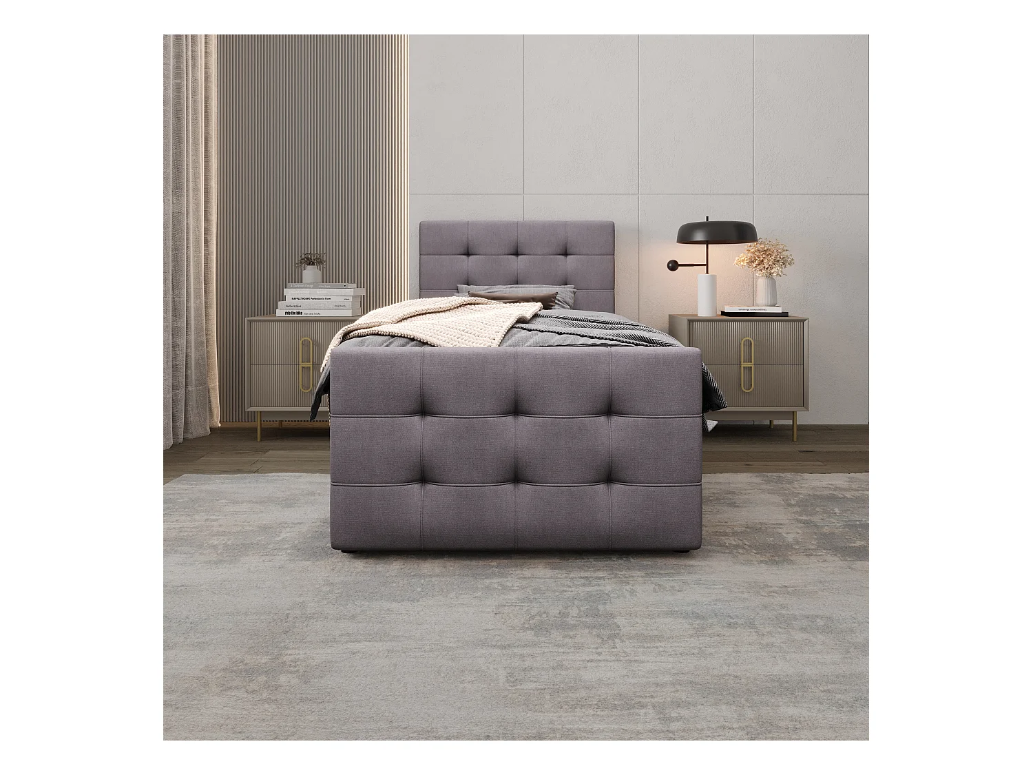 Boxspringbett MILANO 2 90x200 Cosmic 160
