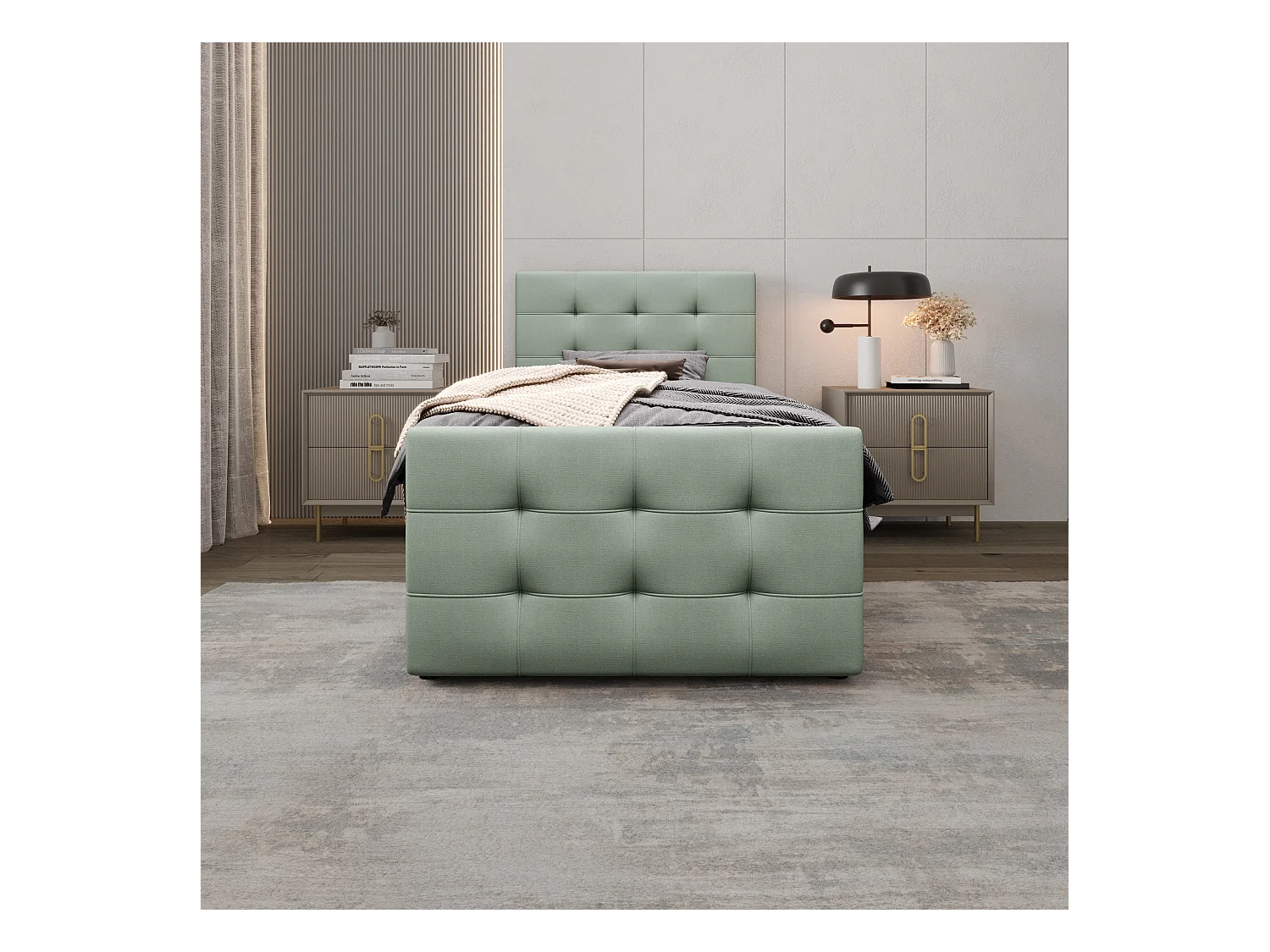 Boxspringbett MILANO 2 120x200 Cosmic 16