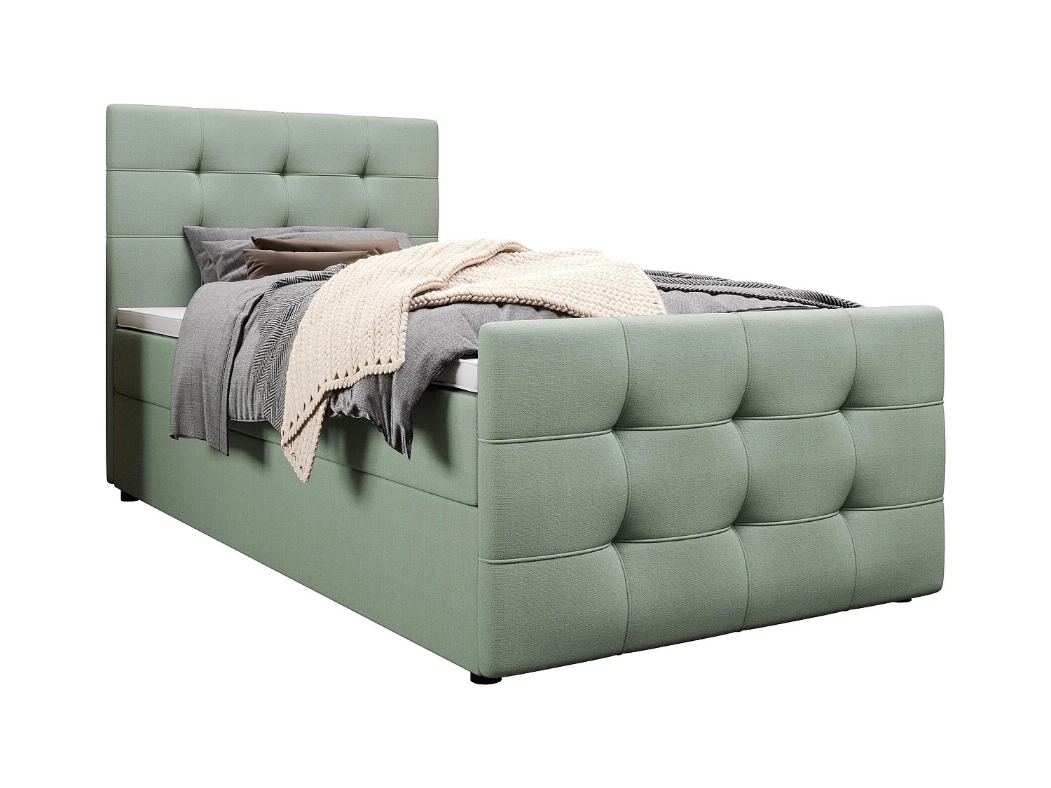 Boxspringbett MILANO 2 120x200 Cosmic 16