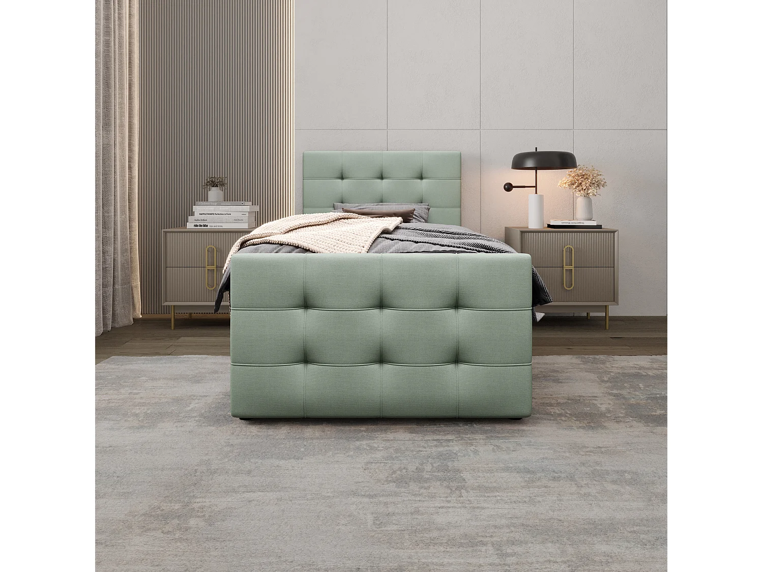 Boxspringbett MILANO 2 120x200 Cosmic 16