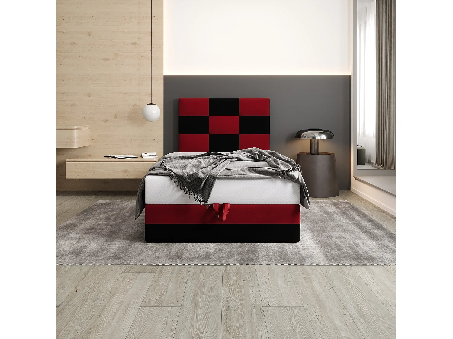 Boxspringbett MONA 100x200 Savana 14+13