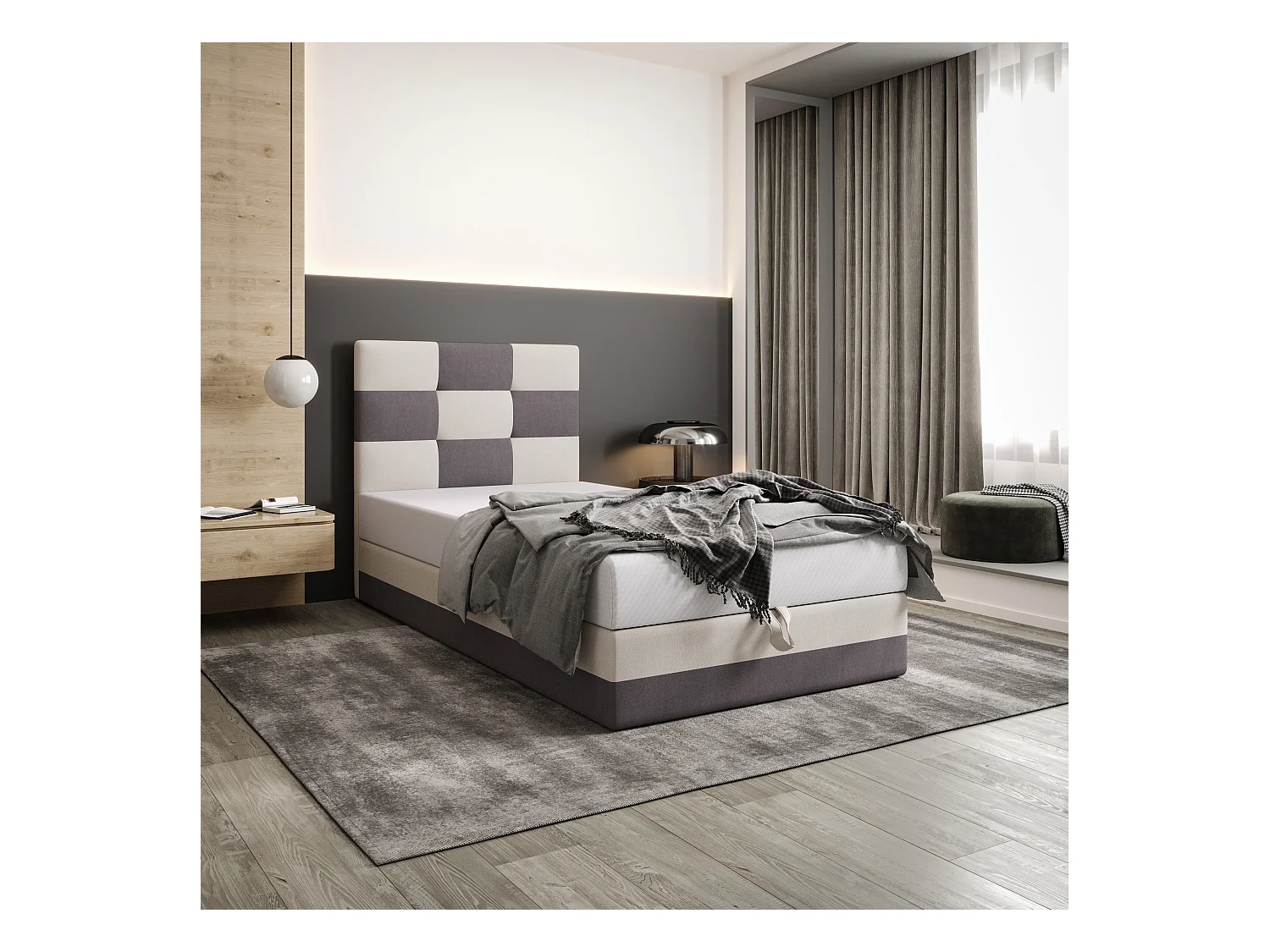 Boxspringbett MONA 120x200 Cosmic 160+10