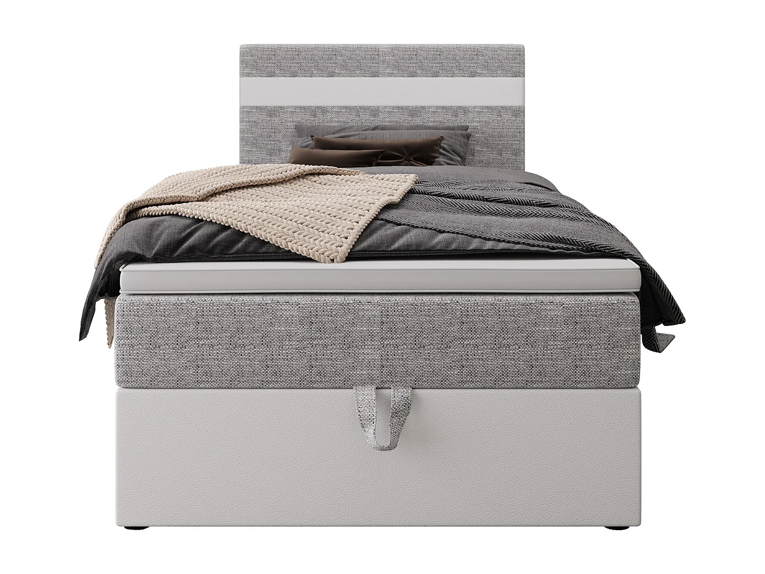 Boxspringbett MODENA 90x200 Kornet 02+d511