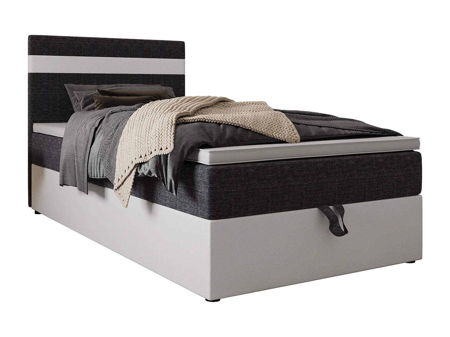 Boxspringbett MODENA 90x200 Kornet 10+d511
