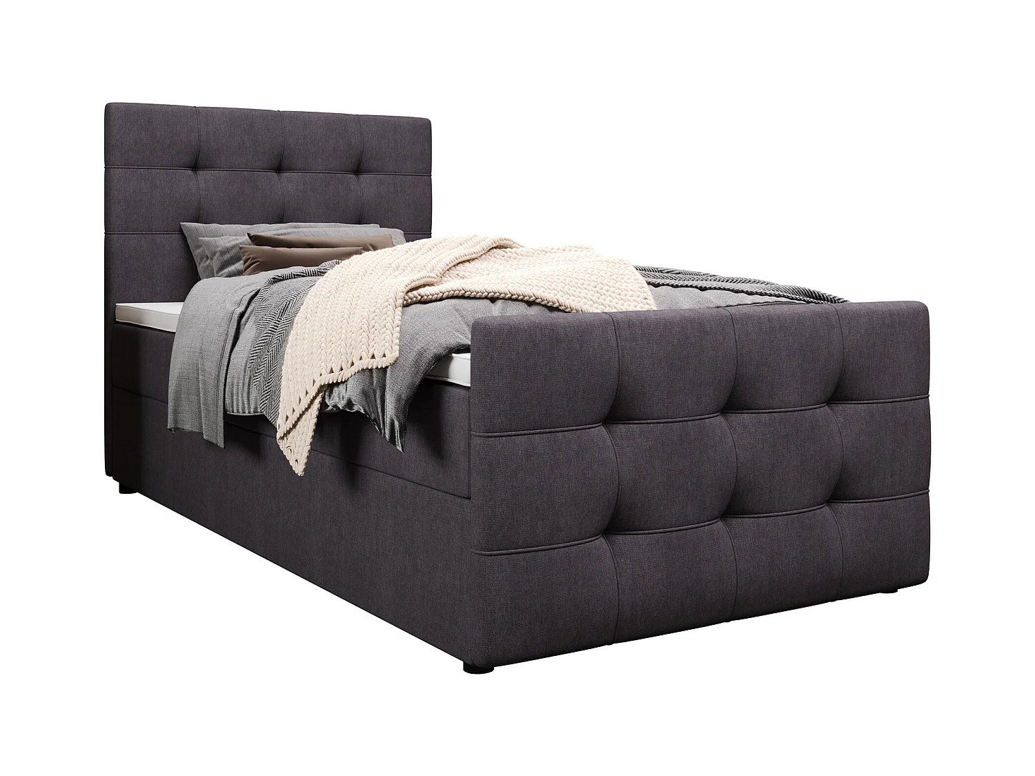 Boxspringbett MILANO 2 100x200 Cosmic 97