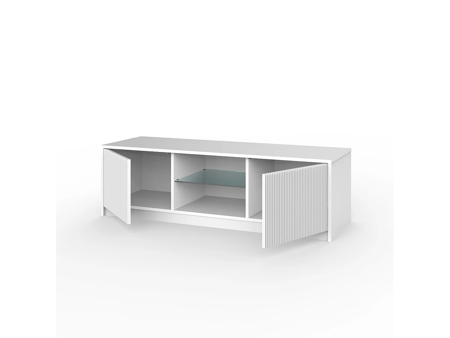 Meuble TV BUDAPEST blanc