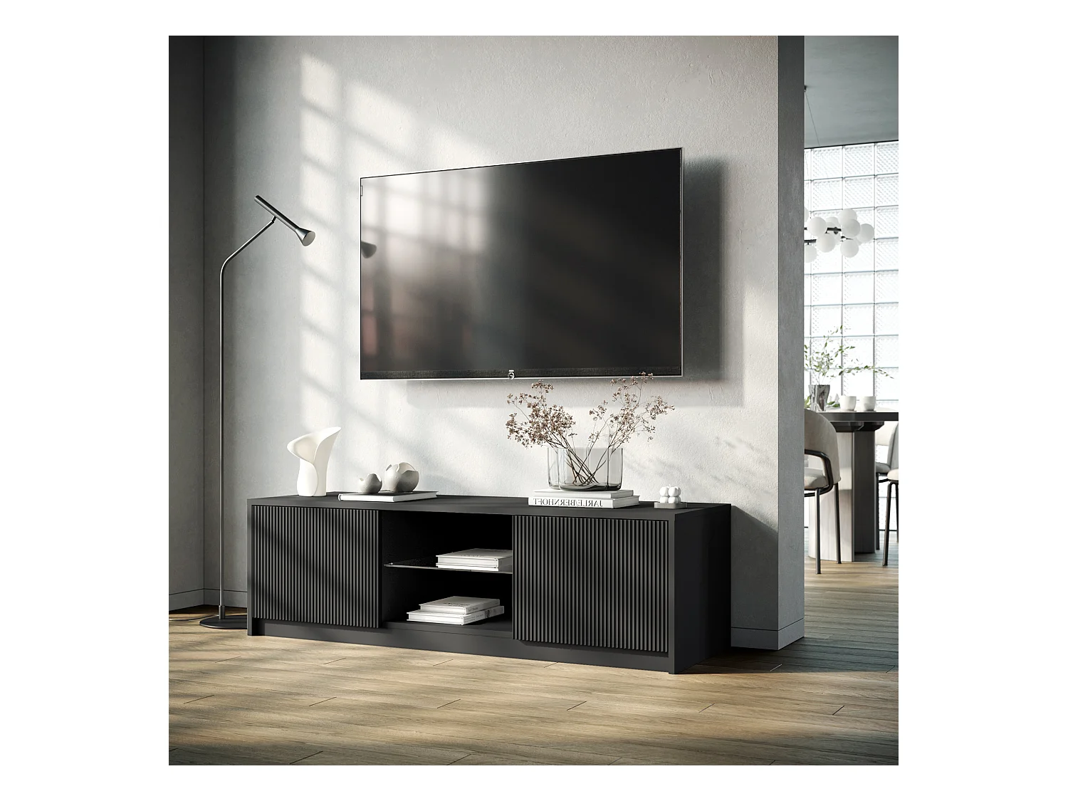 Mueble de TV BUDAPEST negro