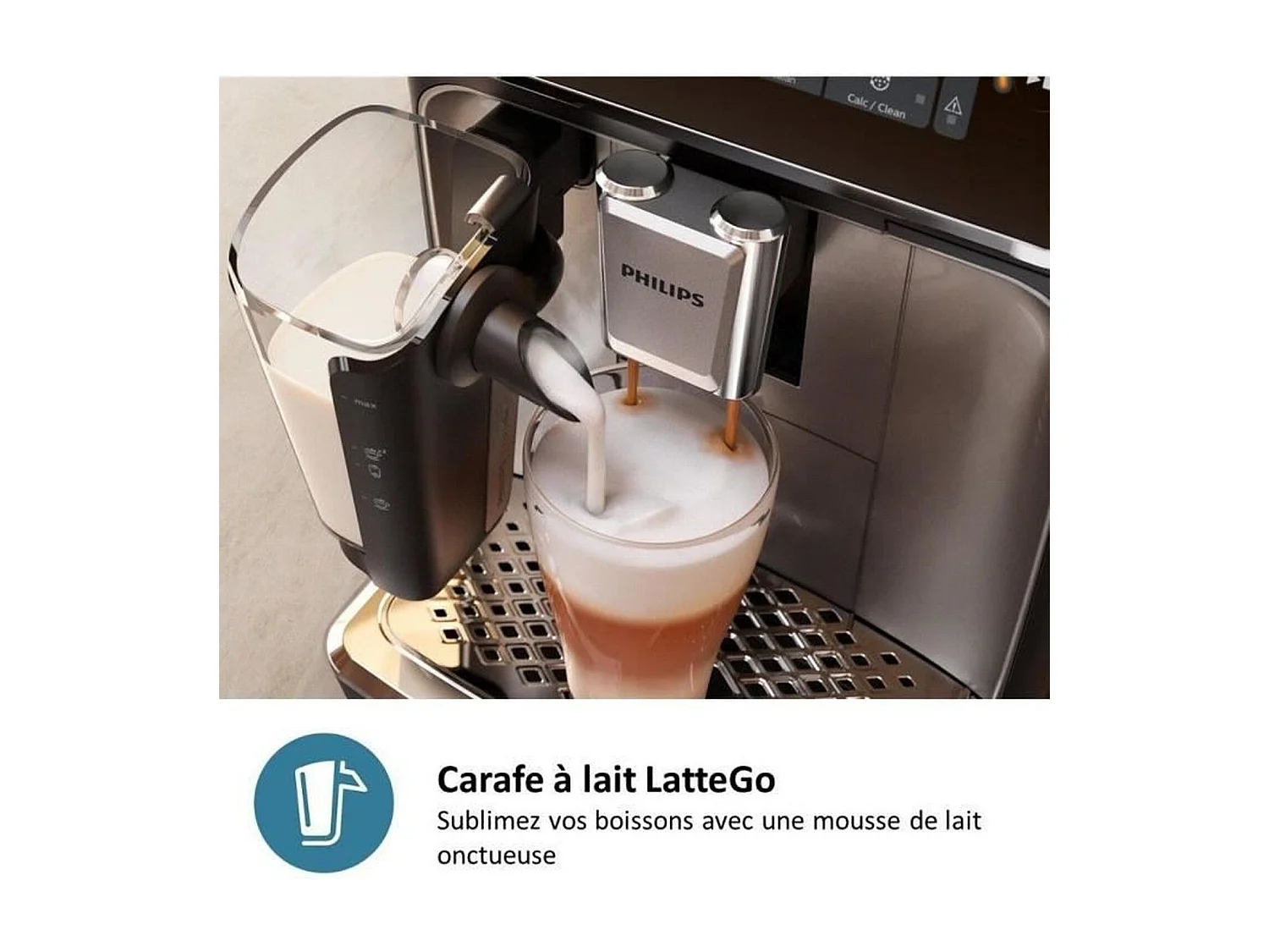 Philips Machine à café avec broyeur 15 bars noir - EP2230.10