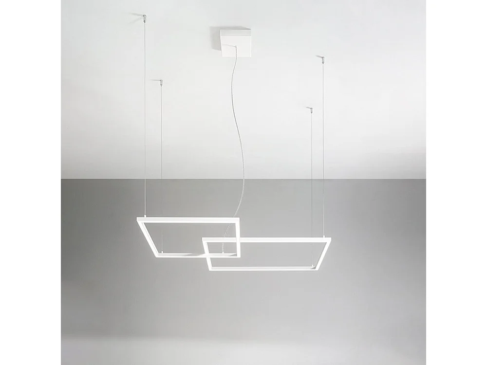 Lampadario a sospensione a led Cross 6593 B CT Perenz