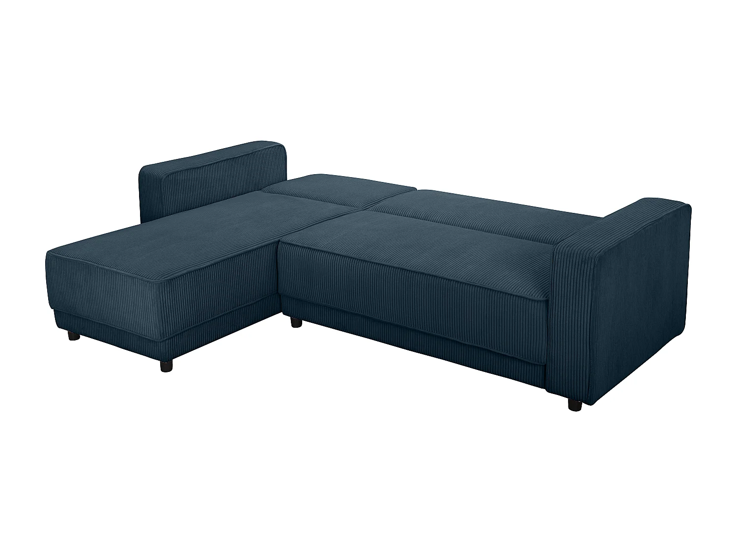 Allie | Sofabed L-Shape en tissu bleu