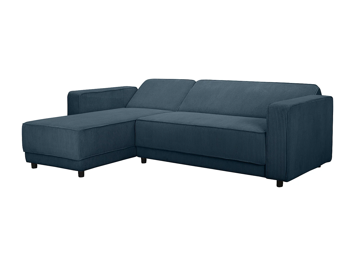 Allie | Sofabed L-Shape en tissu bleu