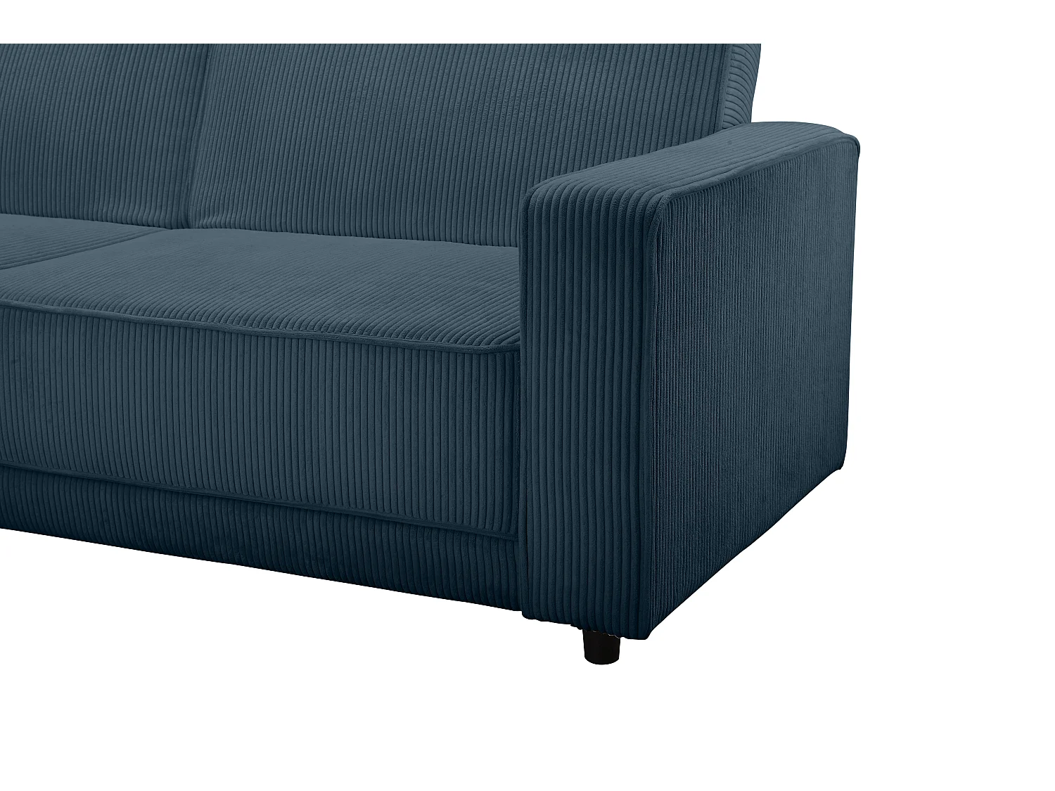Allie | Sofabed L-Shape en tissu bleu