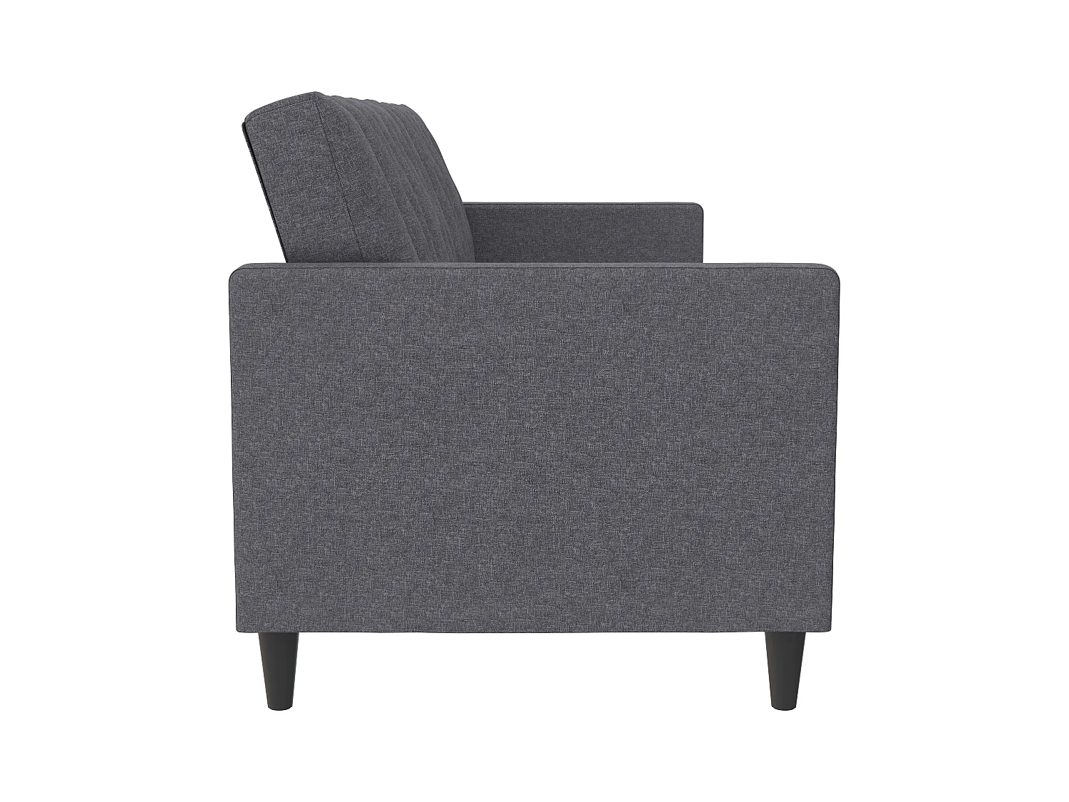 3-zits slaapbank in grijs stof