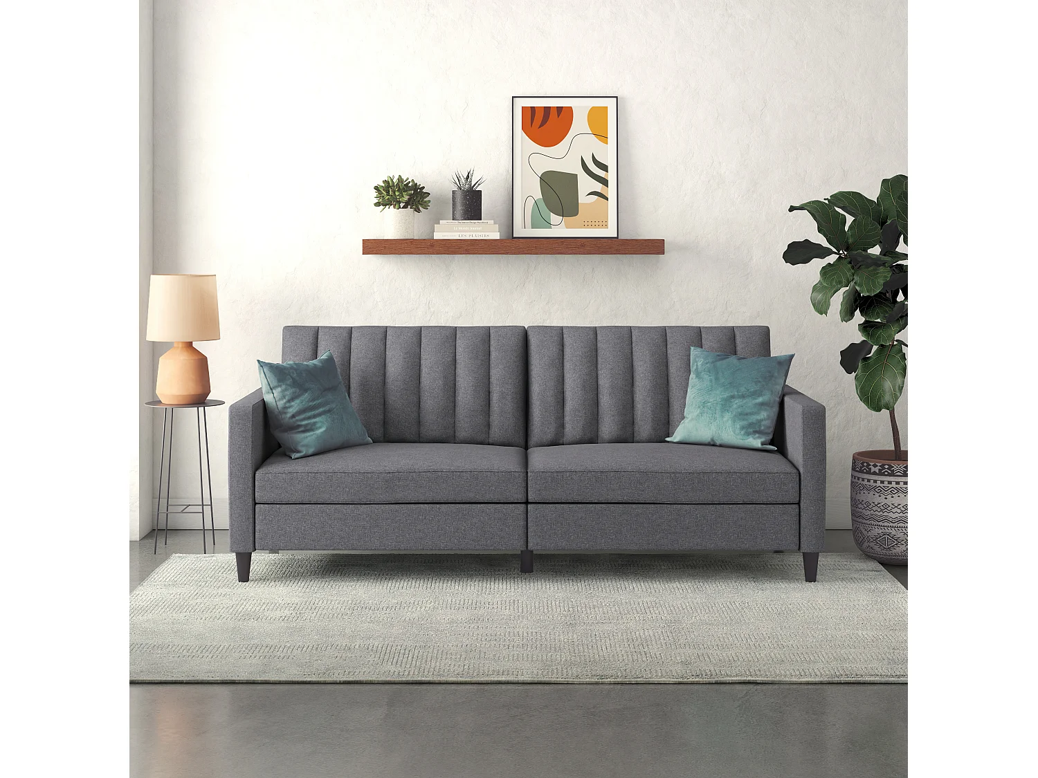 Celine | Canapé lit 3 places en lin gey