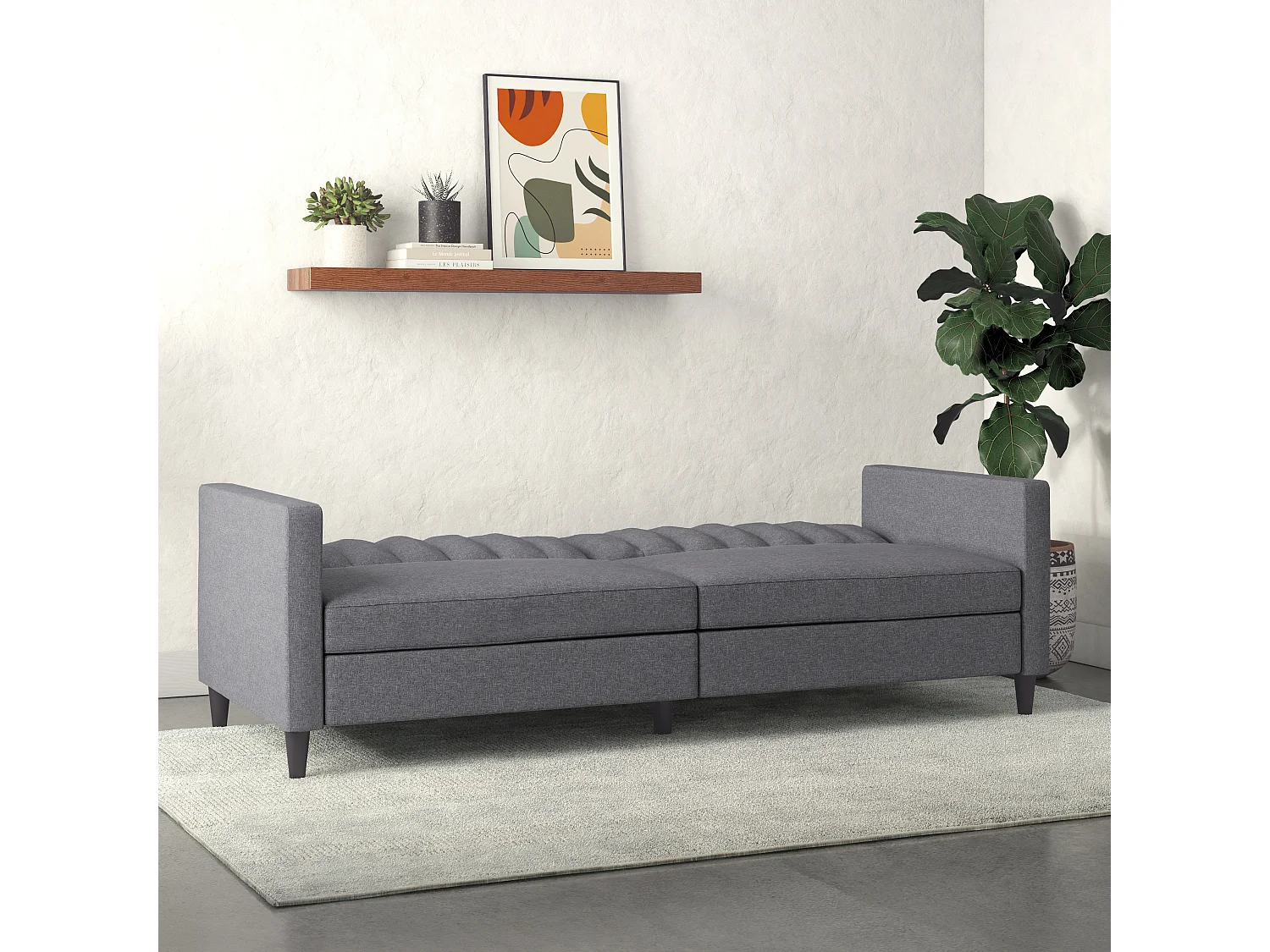 Celine | Canapé lit 3 places en lin gey