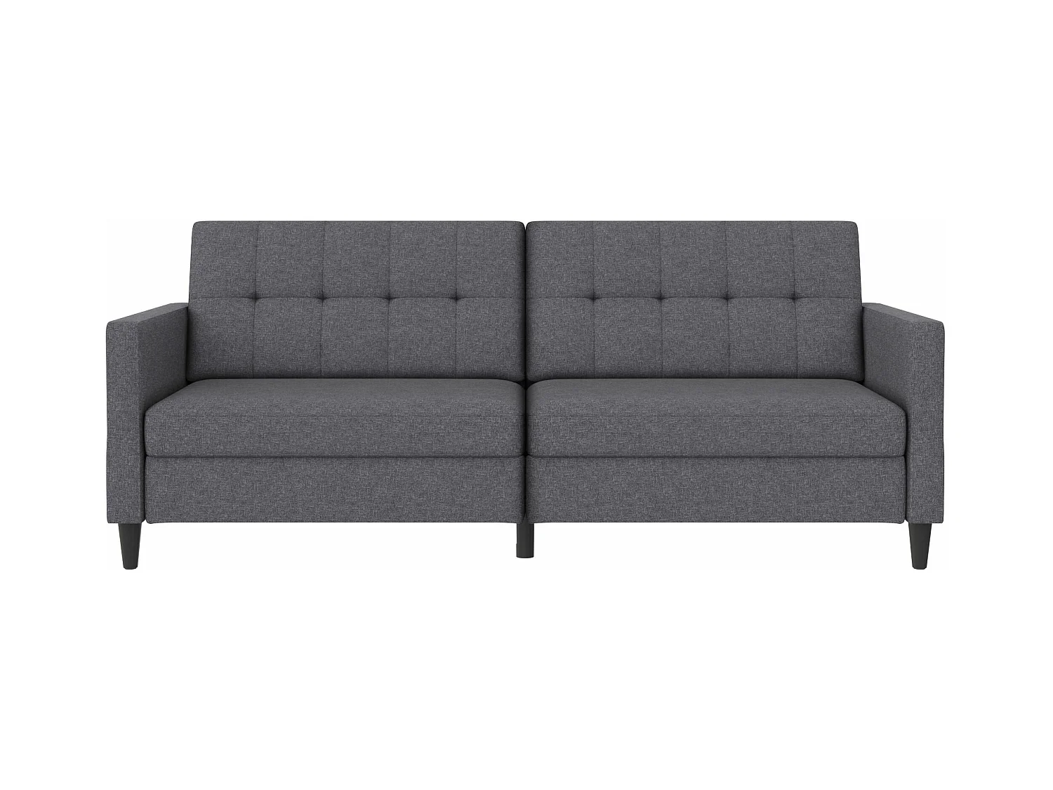 3-zits slaapbank in grijs linnen