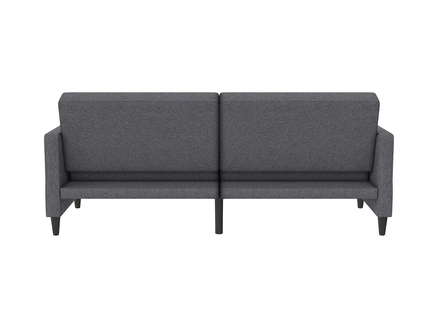 3-zits slaapbank in grijs linnen