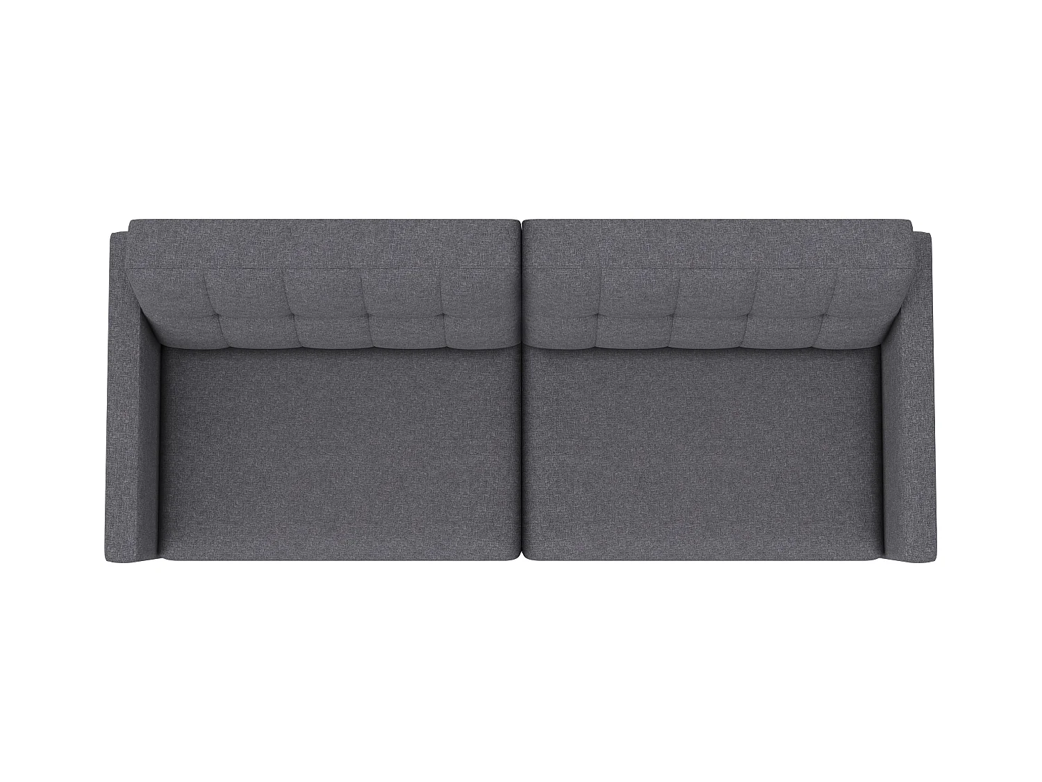 3-zits slaapbank in grijs linnen