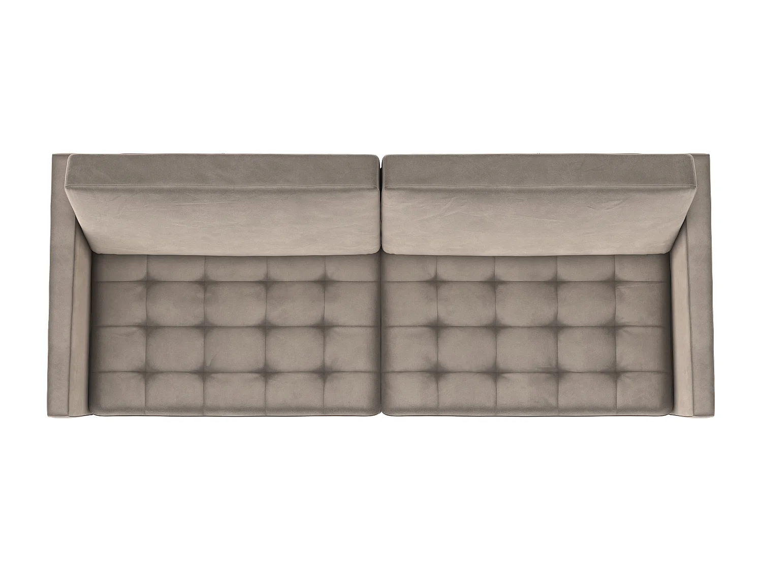 Presley | Canapé lit 3 places en velours taupe