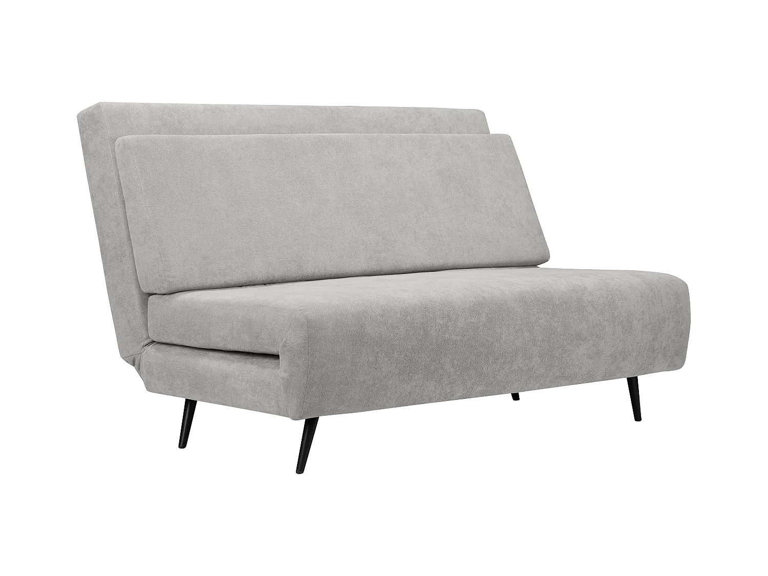 Mallory | Divano letto 140 cm in grigio chiaro