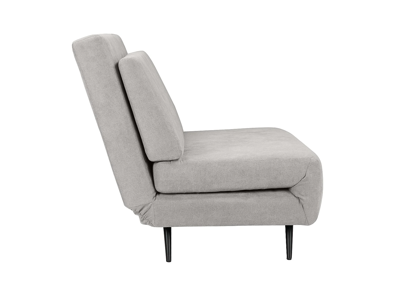 Mallory | Divano letto 140 cm in grigio chiaro