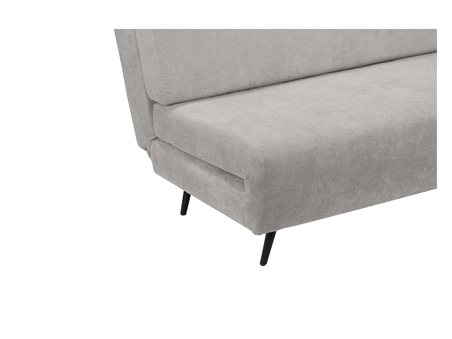 Mallory | Divano letto 140 cm in grigio chiaro