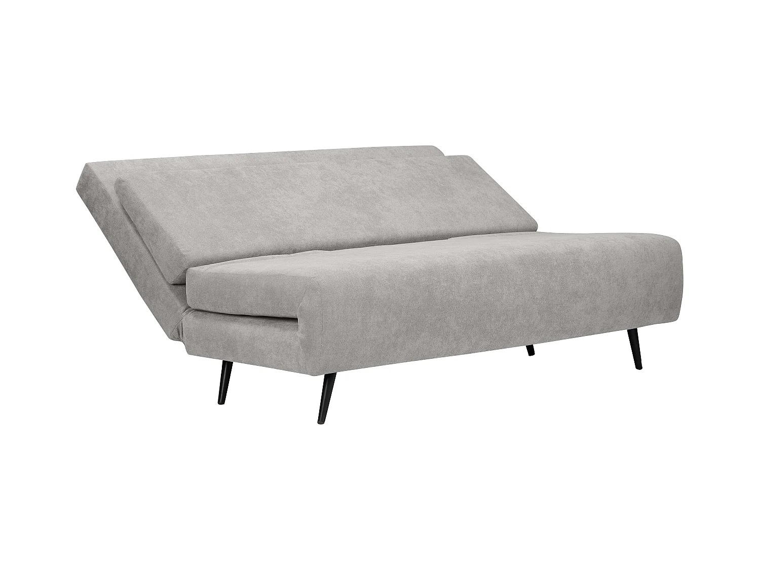 Mallory | Divano letto 140 cm in grigio chiaro
