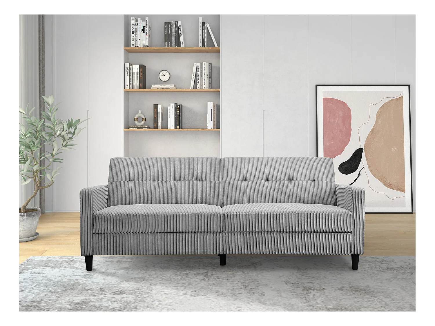 Hartford II | Divano 3 posti in grigio