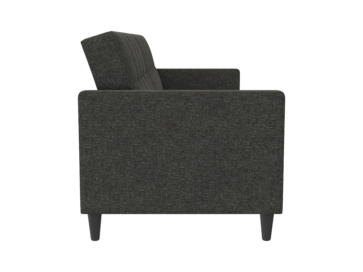 3-zits slaapbank in antraciet stof