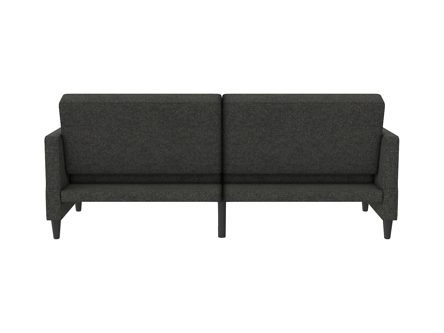 3-zits slaapbank in antraciet stof