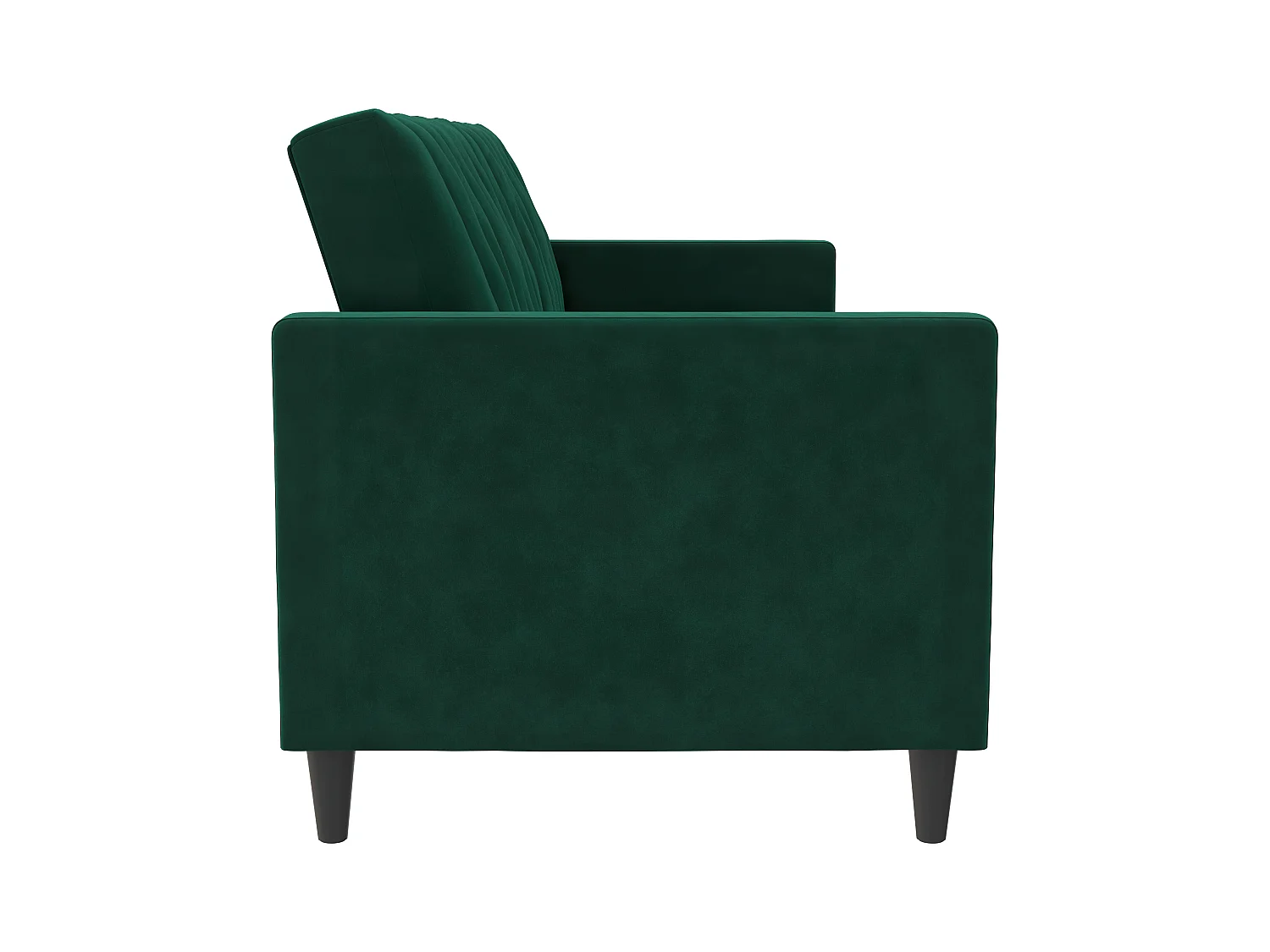 Celine | Canapé lit 3 places en velours vert foncé