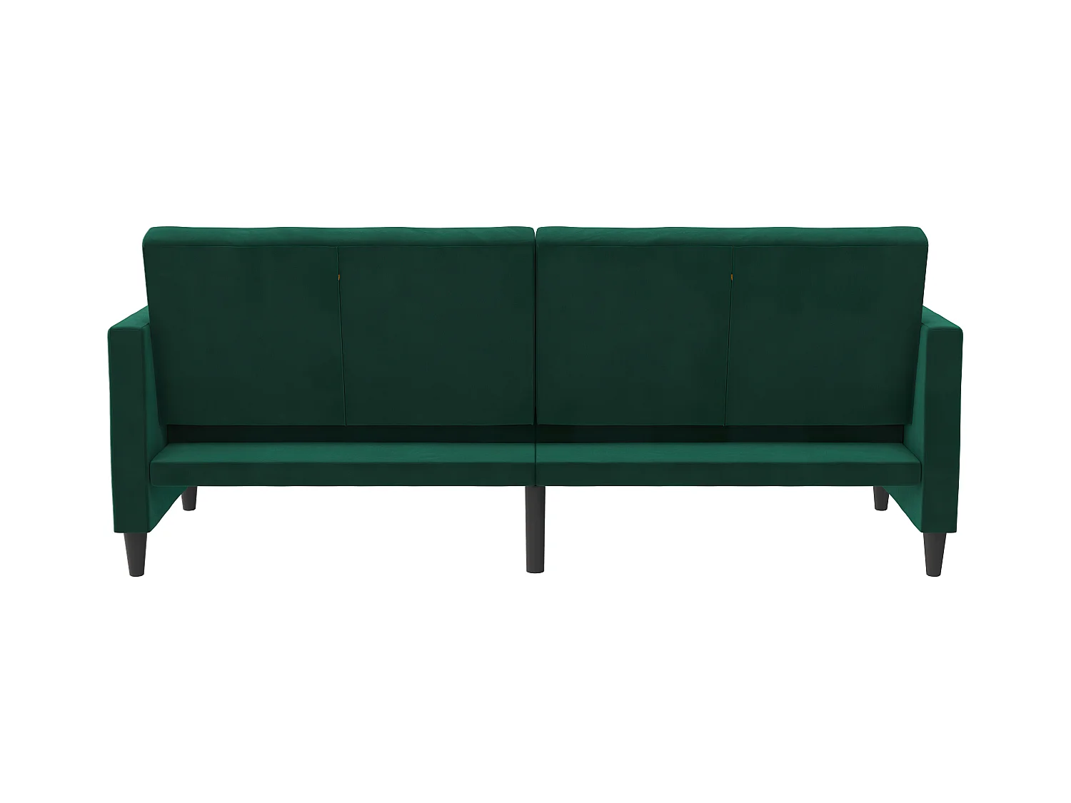 Celine | Canapé lit 3 places en velours vert foncé