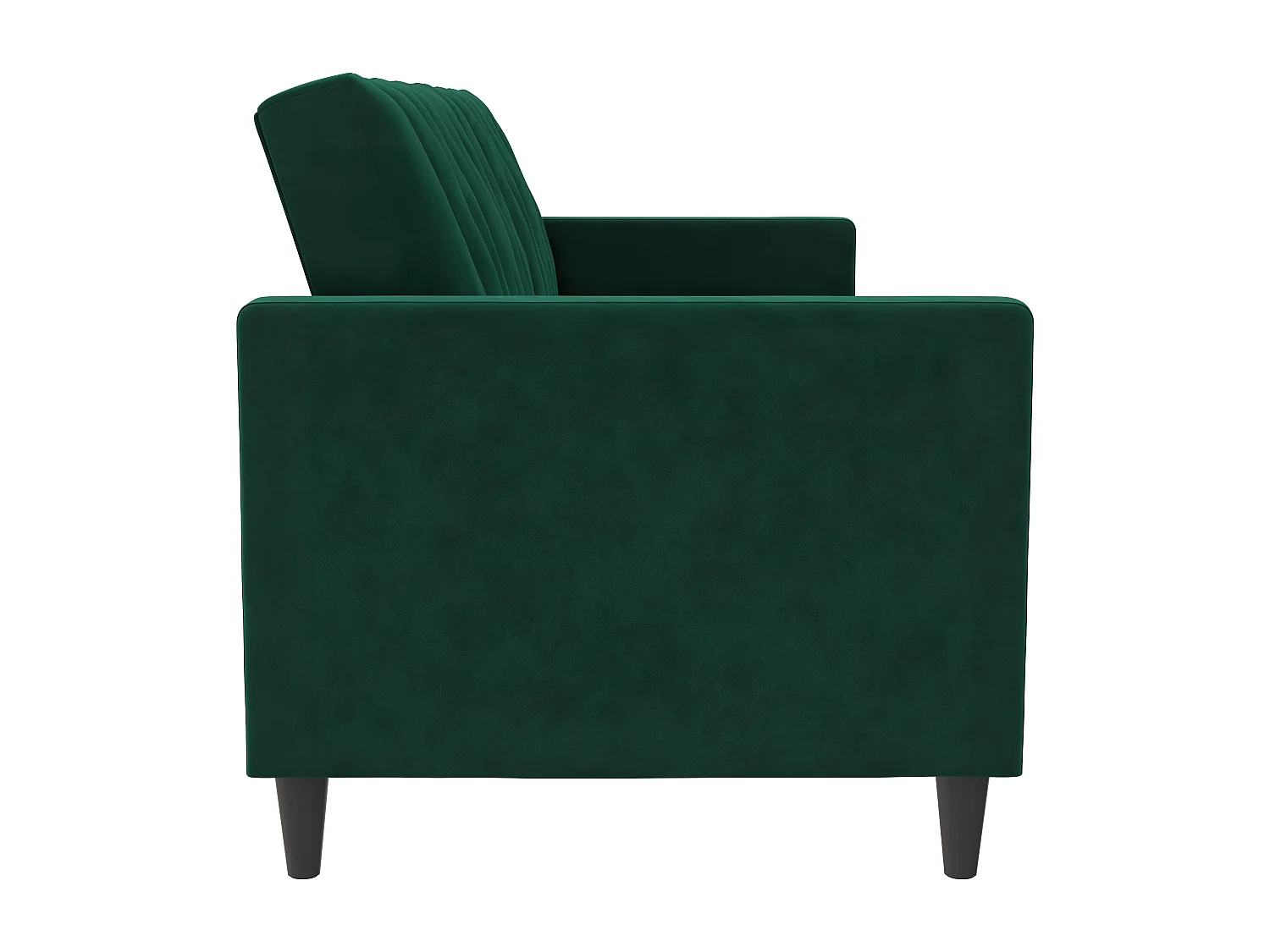 Celine | Canapé lit 3 places en velours vert foncé