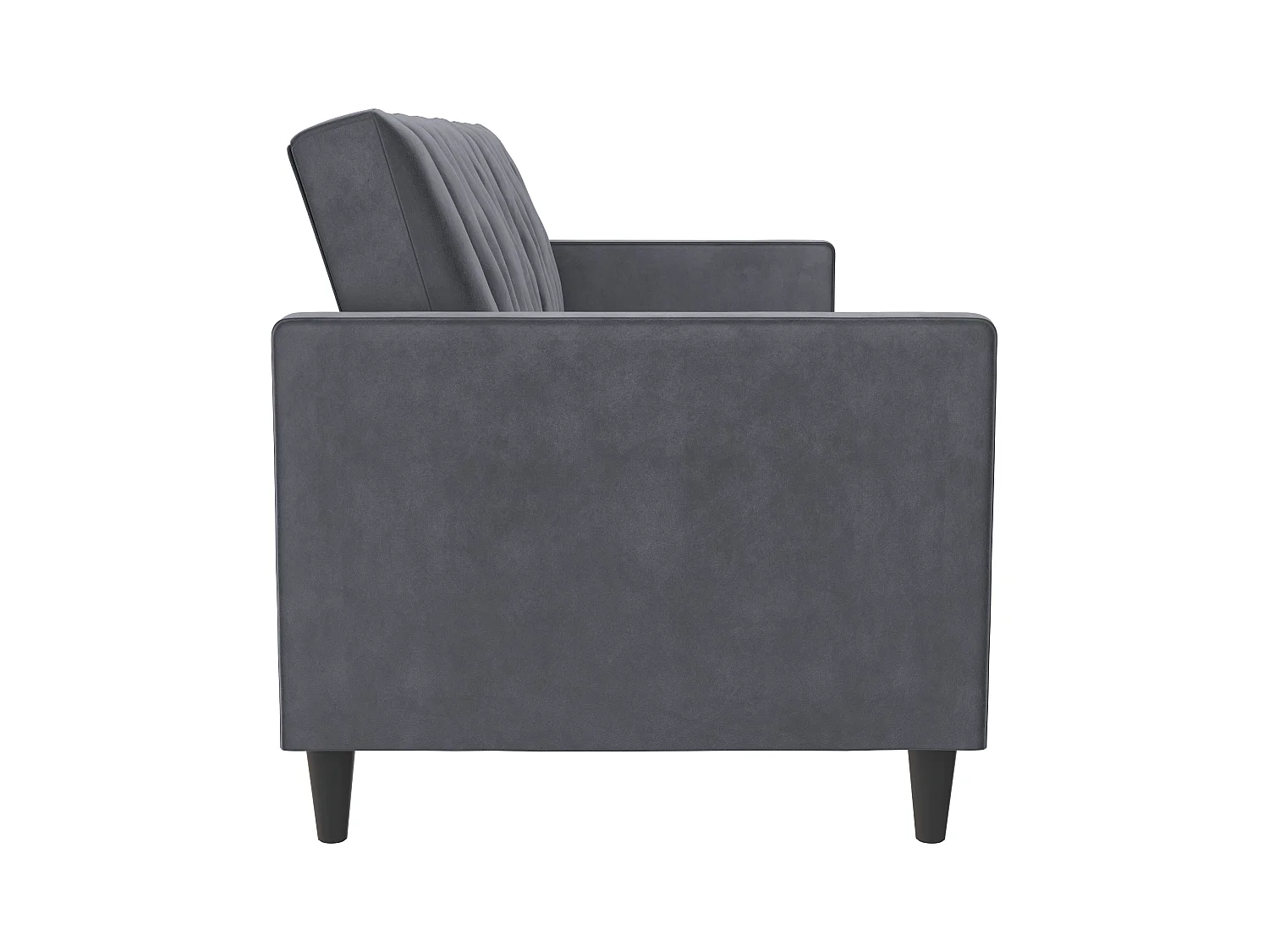 Celine | Canapé convertible 3 places en velours anthracite