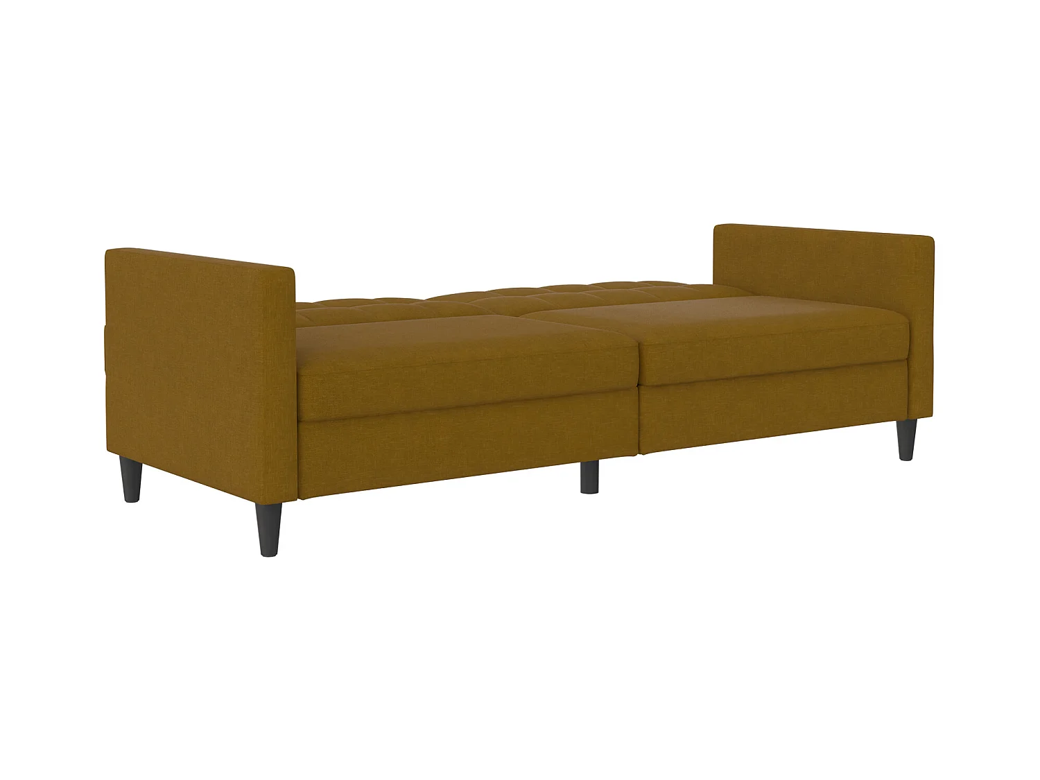 3-zits slaapbank in curry linnen