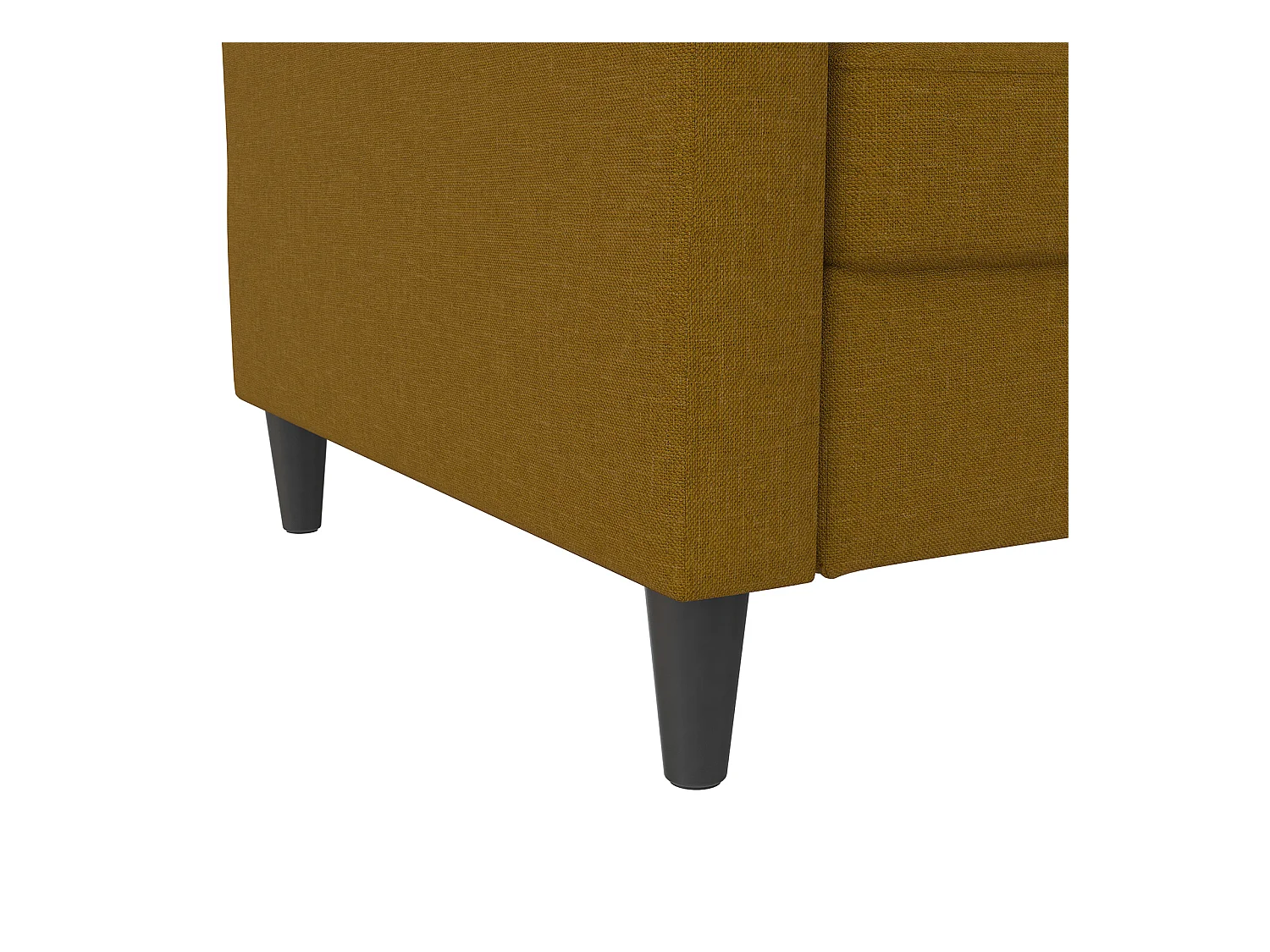 3-zits slaapbank in curry linnen