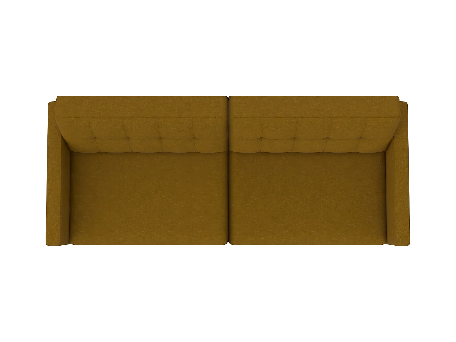 3-zits slaapbank in curry linnen