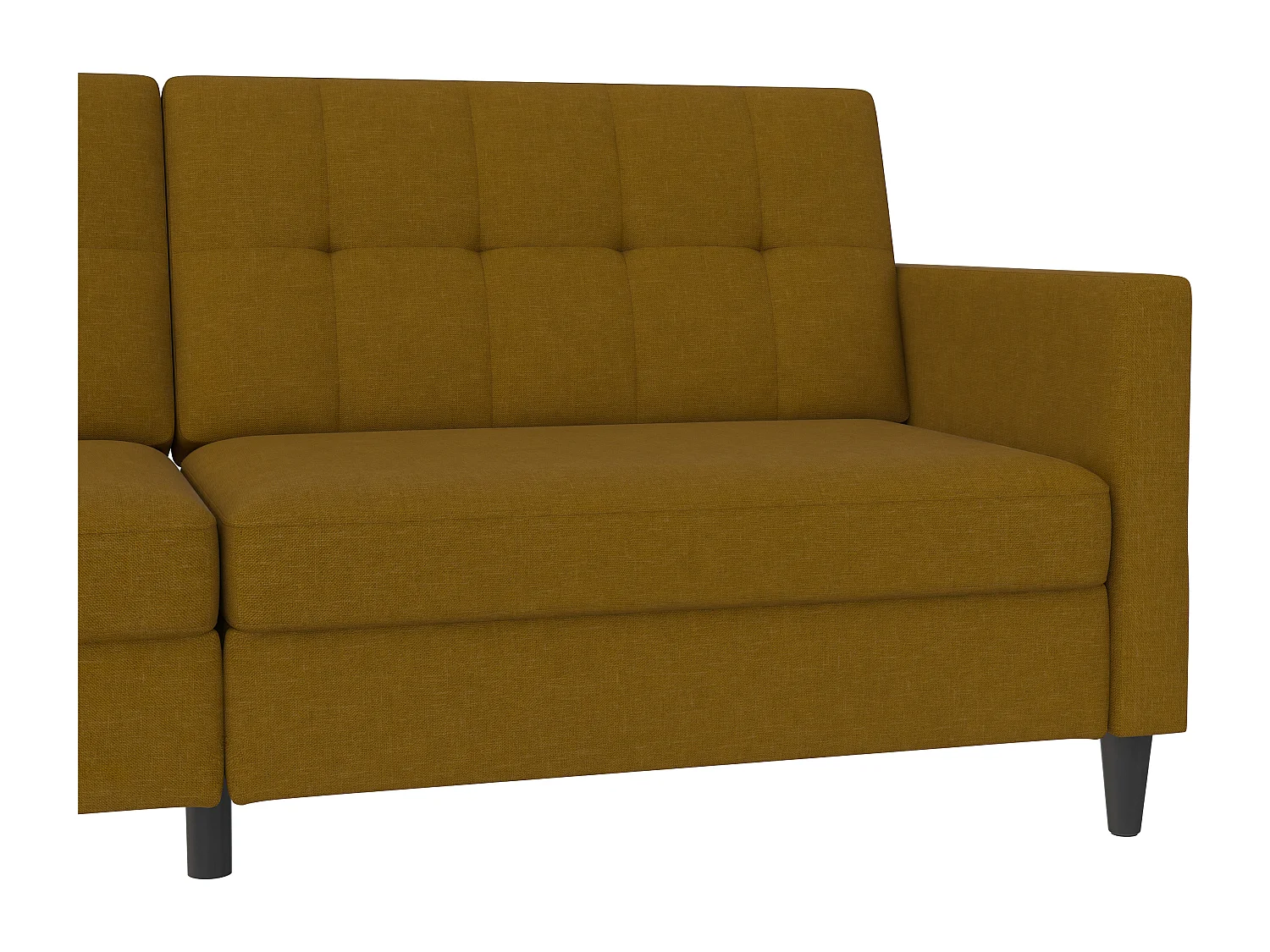 Hartford | Canapé convertible 3 places en lin curry