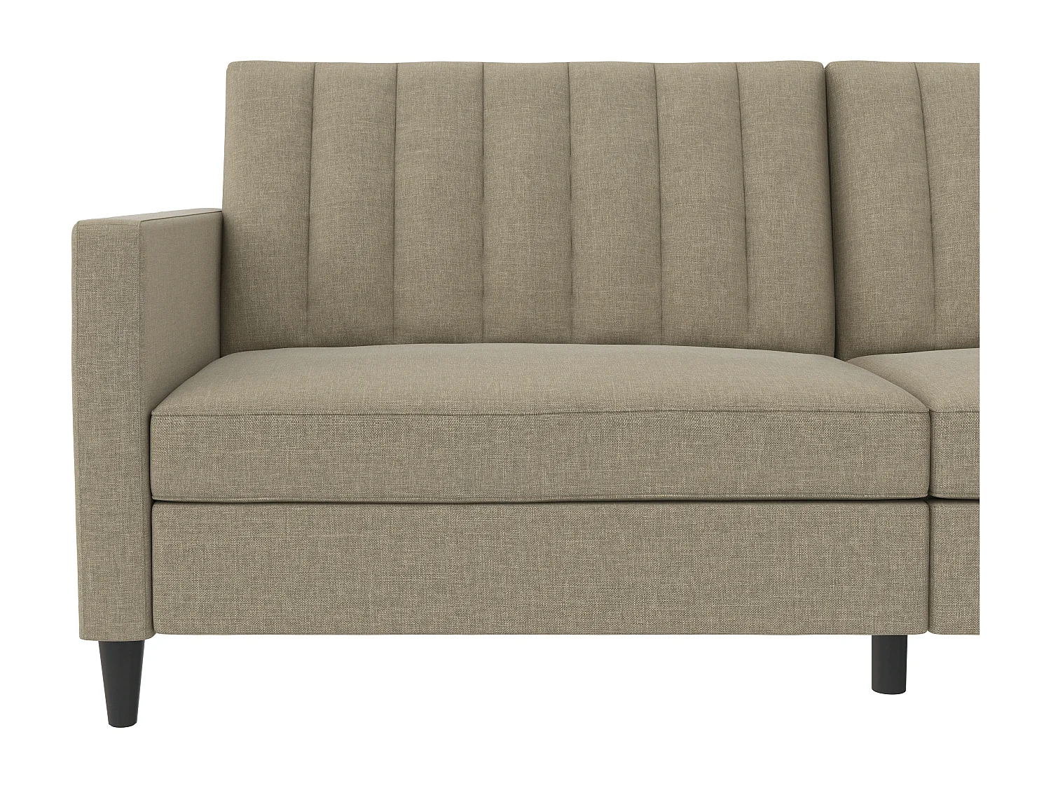 Celine | Canapé-lit 3 places en lin cappuchino