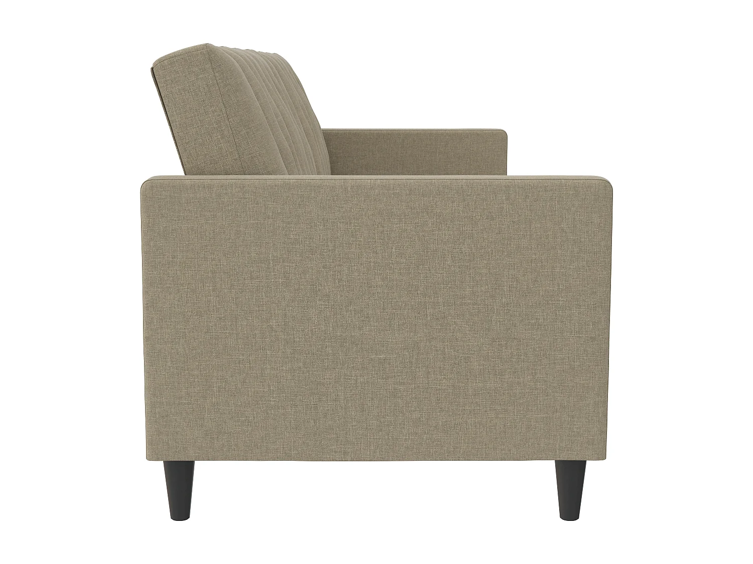 3-zits slaapbank in cappuccino stof