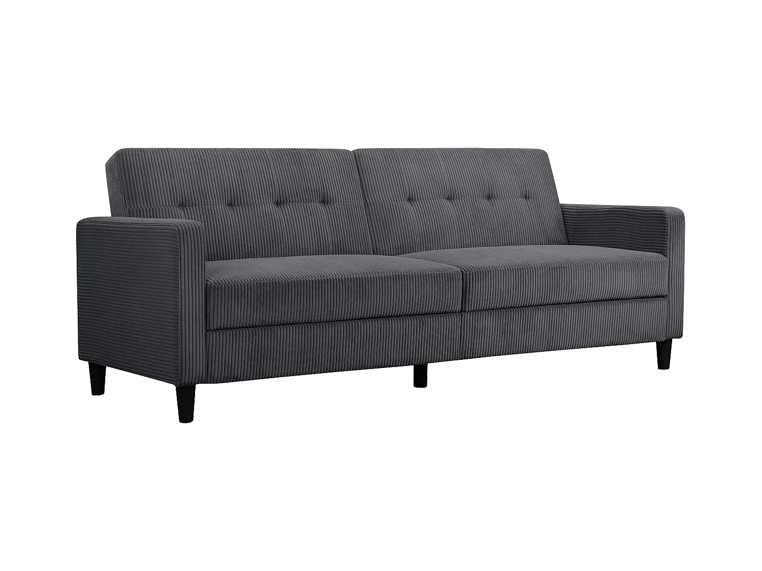 Hartford II | Slaapbank 3 zits in antraciet