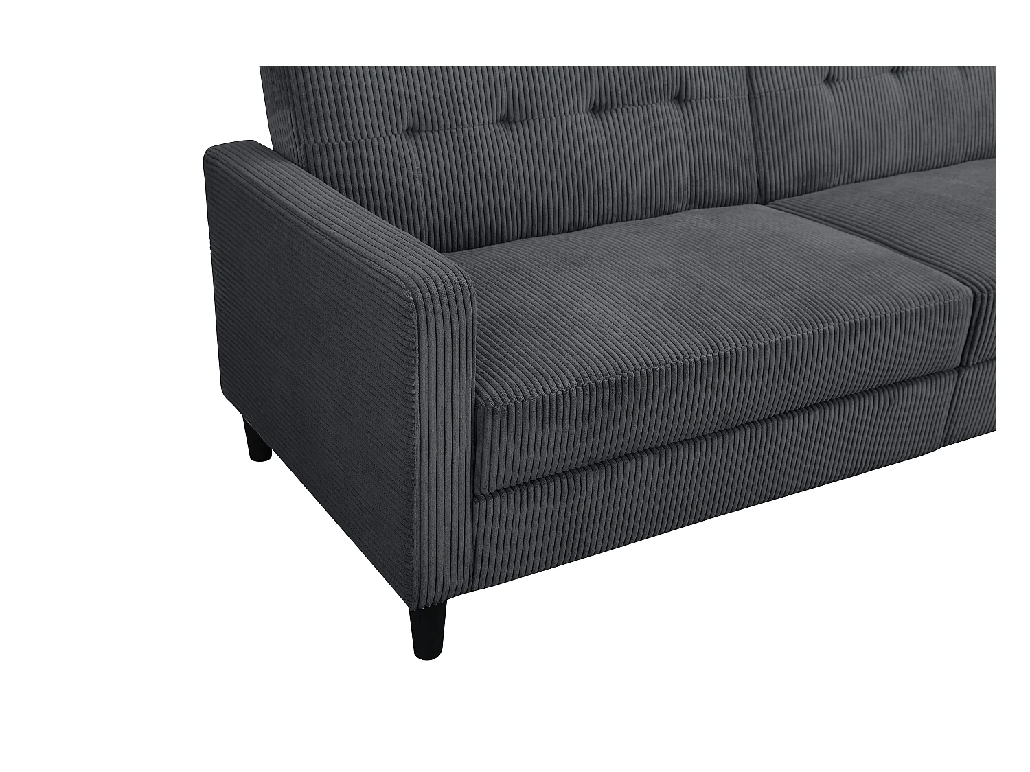 Hartford II | Slaapbank 3 zits in antraciet