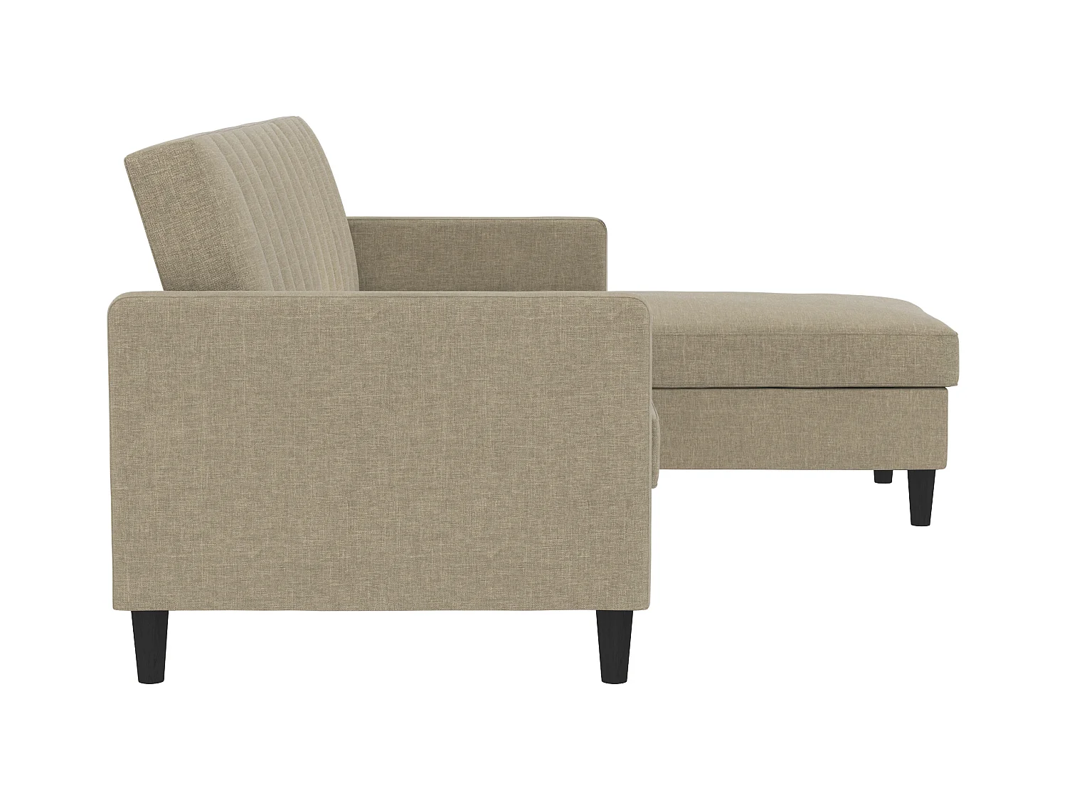 Celine | Canapé-lit 3 places avec méridienne en lin cappuchino