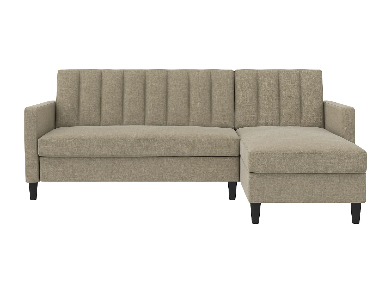 Celine | Canapé-lit 3 places avec méridienne en lin cappuchino