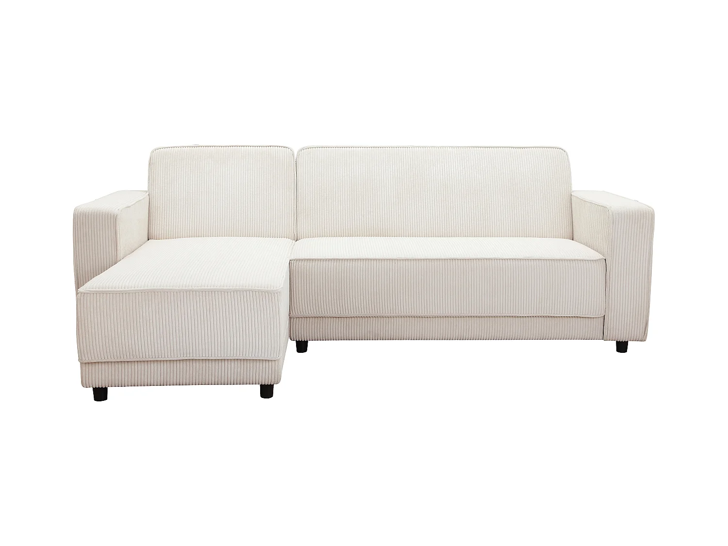 Allie | Sofabed L-Shape en tissu crème