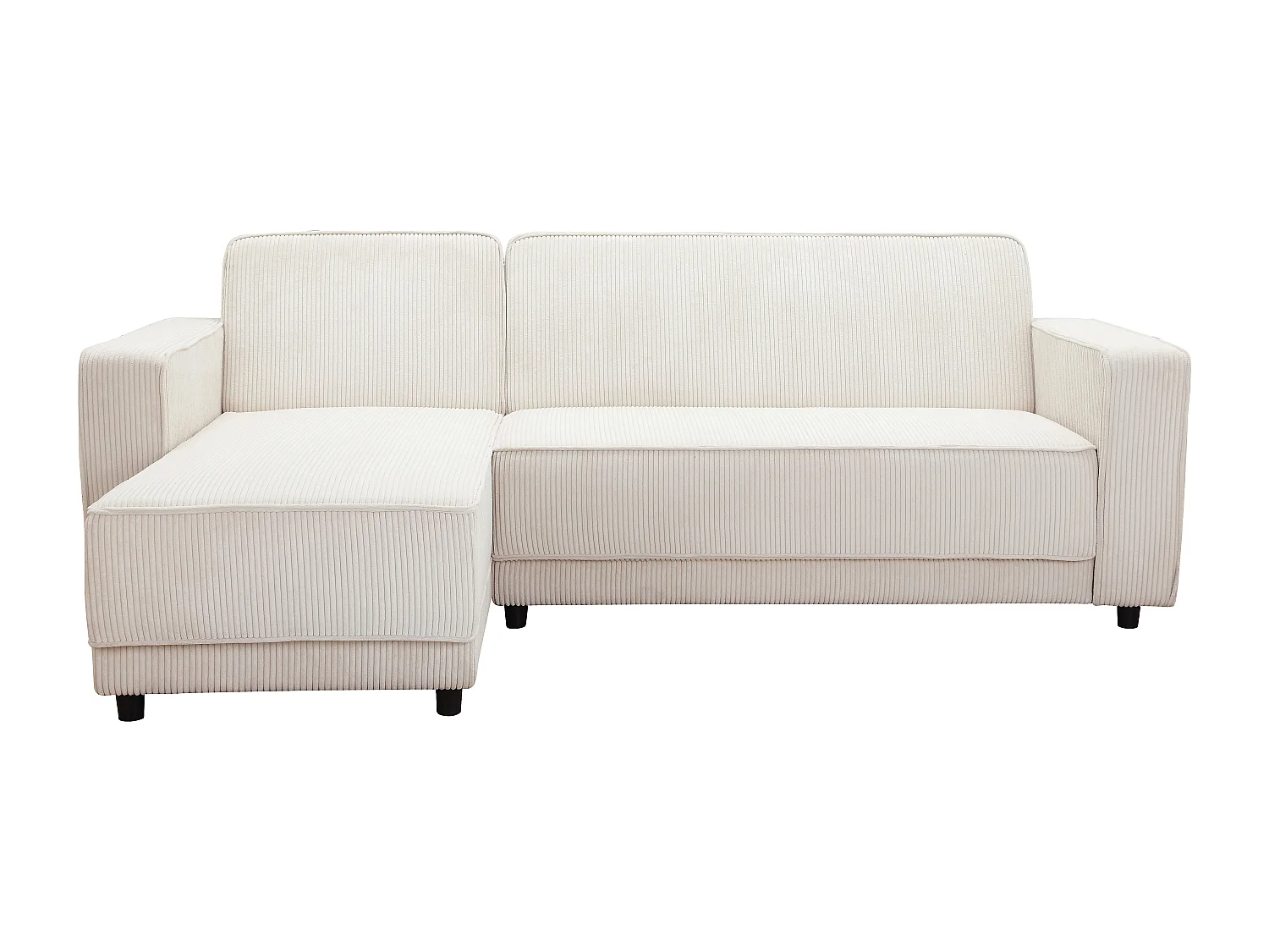 Allie | Sofabed L-Shape en tissu crème