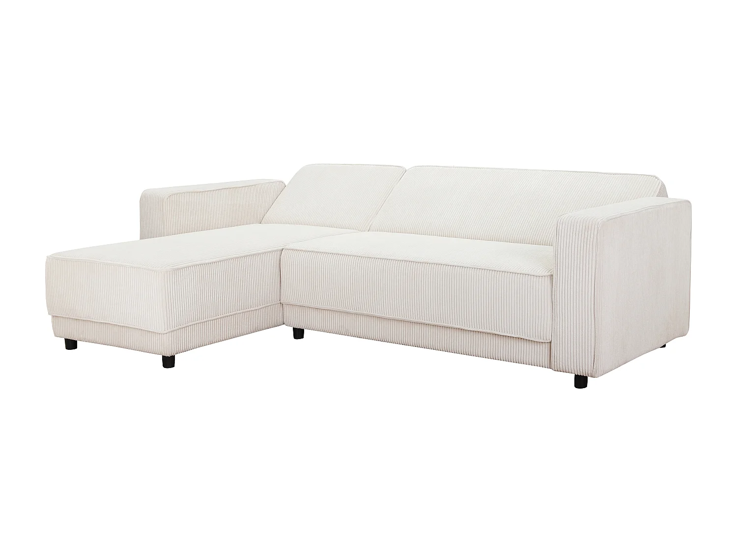 Allie | Sofabed L-Shape en tissu crème