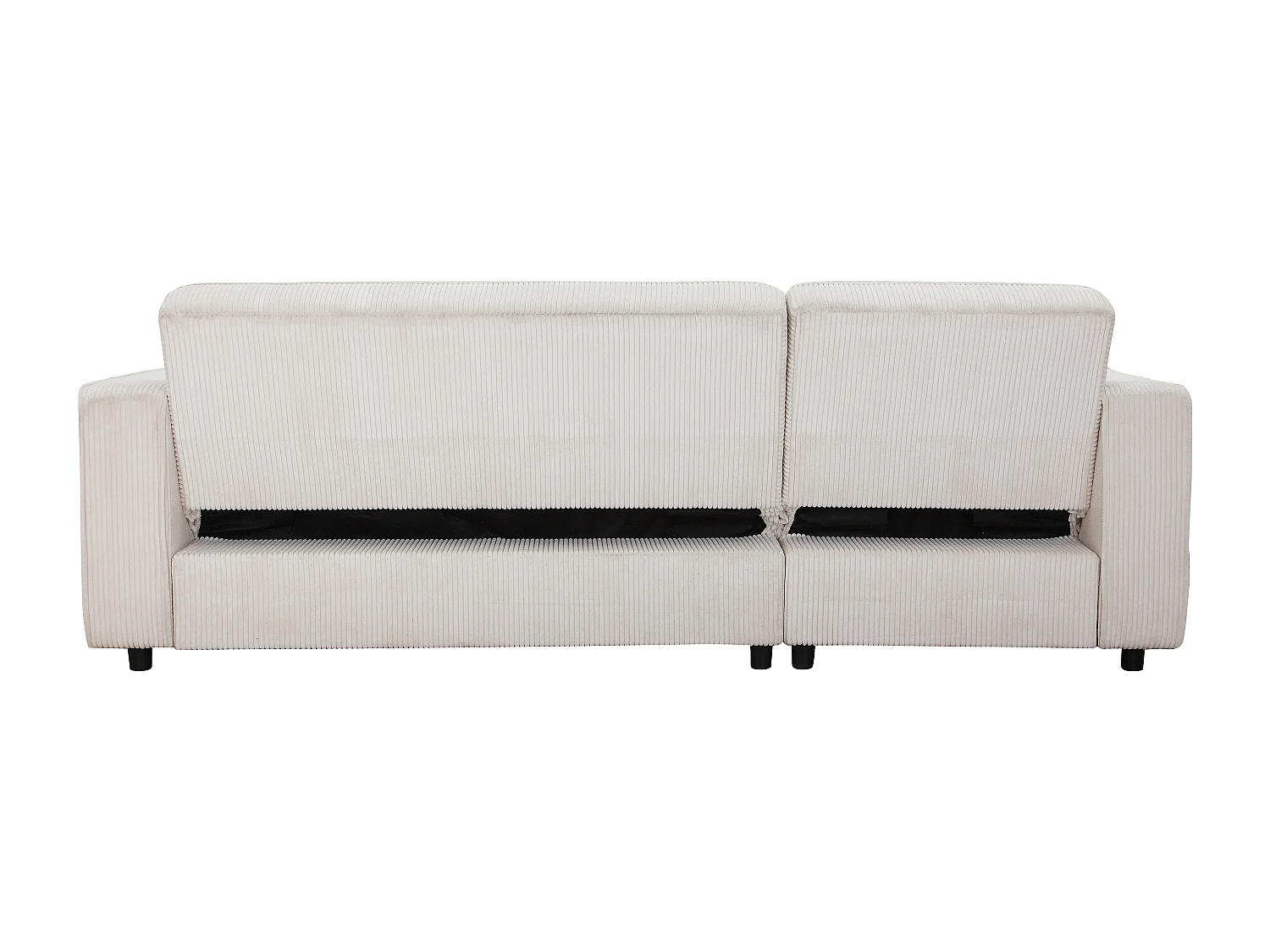 Allie | Sofabed L-Shape en tissu crème