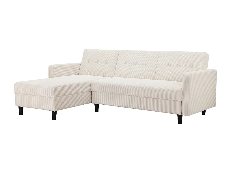 Hartford II | Canapé-lit avec rangement en crème